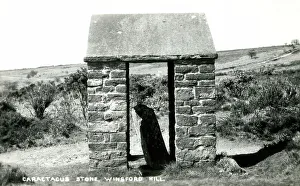 Winsford Prints: Caractacus Stone, Winsford Hill, Somerset