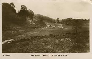 Caravan Collection: Caravan Camping, Habberley Valley, Kidderminster, Worcestershire, England. Date: 1913
