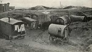 Caravan dwellers in Durham