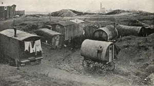 Caravans Prints: Caravan dwellers in Durham