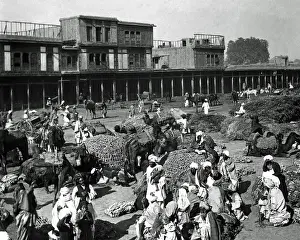 Caravan Halt, Peshawar, India (now in Pakistan)