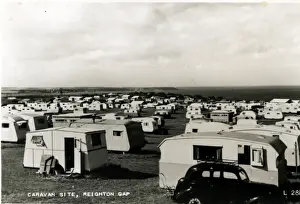 Filey Prints: Caravan Site, Reighton Gap, Yorkshire
