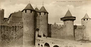 Images Dated 27th February 2018: CARCASSONNE / CHATEAU 1910