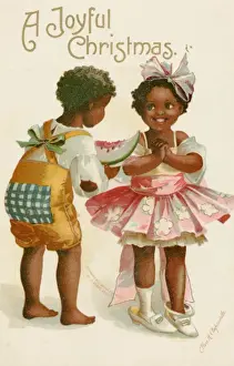 Melon Prints: Card - Kids and Melon