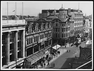 Cardiff Prints: Cardiff / Queen St / 1950S
