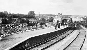 Sutton Prints: Cardigan Railway Station, Cardiganshire, South Wales