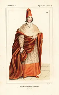 Cardinal Leon Potier de Gesvres, Bishop of Bourges b. 1656