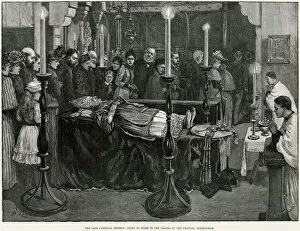 1890 Gallery: Cardinal Newman Lying in State