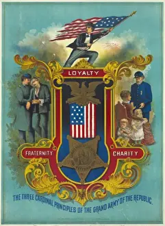 Veterans Prints: The three cardinal principles of the grand army of the repub