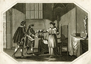 Images Dated 30th January 2017: Cardinal Wolsey resigns the Great Seal