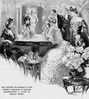 Gamblers Prints: CARDS / BRIDGE 1903-4