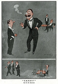 Amusements Gallery: Cards? by H. M. Bateman