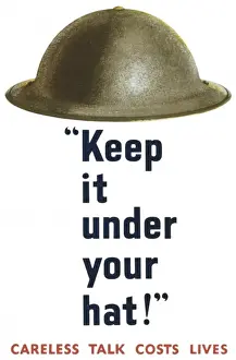 Talk Prints: Careless Talk Costs Lives - World War II poster