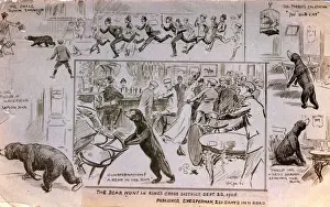 Caricature of the 1906 Bear Hunt