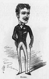 Images Dated 21st December 2015: Caricature of the actor H B Conway