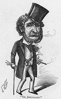 Images Dated 21st December 2015: Caricature of the actor Harry Jackson