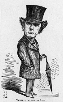 Images Dated 21st December 2015: Caricature of the actor Hermann Vezin