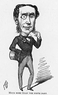 Actors Collection: Caricature of the actor J G Taylor