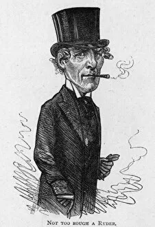 Images Dated 21st December 2015: Caricature of the actor John Ryder