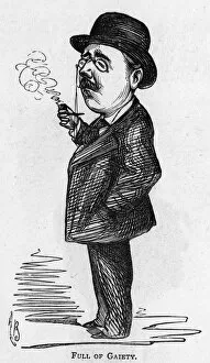 Images Dated 21st December 2015: Caricature of the actor Robert Soutar