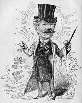 Dapper Collection: Caricature, Alfred Vance, English music hall singer
