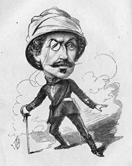 Algernon Collection: Caricature of Algernon Syms, actor