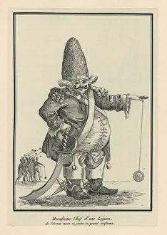 Andre Gallery: Caricature of Andre Boniface Louis Riqueti