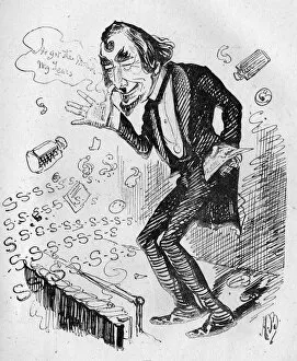 Images Dated 29th January 2016: Caricature of Benjamin Disraeli, Conservative leader