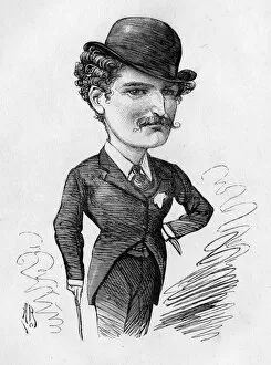 Images Dated 27th January 2016: Caricature of Captain Charles Francis Buller, cricketer