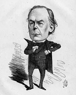 Caricature of Charles Bradlaugh, atheist MP