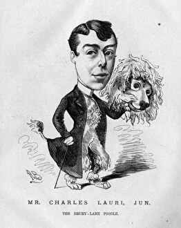 Images Dated 11th February 2016: Caricature of Charles Lauri, pantomime performer