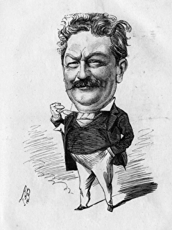 Fails Collection: Caricature of Frank Hall