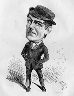 Scruffy Prints: Caricature of George Barrett, English comic actor