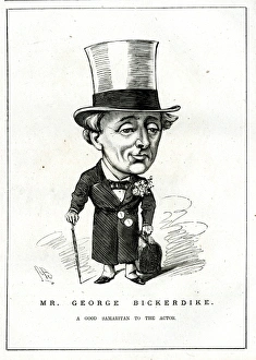 Images Dated 22nd August 2017: Caricature, George Bickerdike