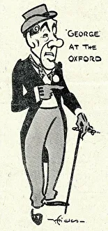 Caricature of George Graves in Maggie at the Oxford