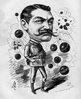Images Dated 1st February 2016: Caricature of Henry James Byron, dramatist