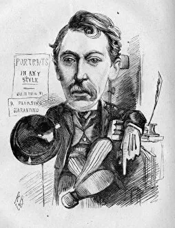 Images Dated 3rd February 2016: Caricature of Henry Pettitt, British actor and dramatist