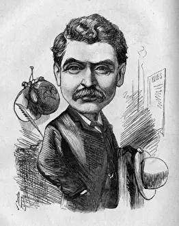 Sampson Prints: Caricature of Henry Sampson, newspaper proprietor