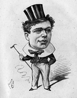 Images Dated 26th January 2016: Caricature of Herbert Campbell, comedian and actor