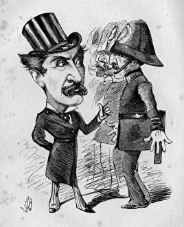 Images Dated 28th January 2016: Caricature of Howard Paul, American writer and performer