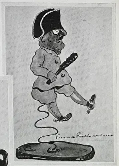 Nationalist Prints: Caricature illustration of John Redmond by Frank Richardson
