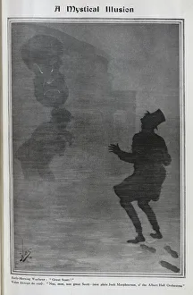 Bass Prints: Caricature illustration, A Mystical Illusion by Nibs