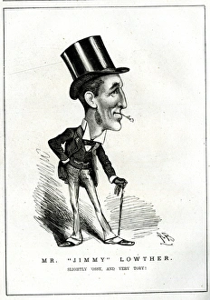 Images Dated 22nd August 2017: Caricature, James (Jimmy) Lowther