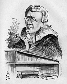 Caricature of John Coleridge, Lord Chief Justice Caricature of John Coleridge, Lord Chief Justice