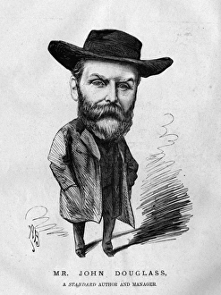 Images Dated 10th February 2016: Caricature of John Douglass, Standard Theatre, London