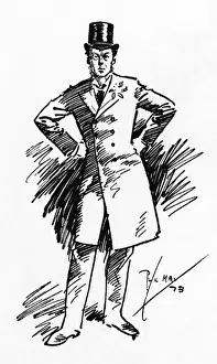 Monacle Prints: Caricature of Joseph Chamberlain by Phil May