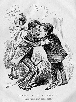 Images Dated 10th February 2016: Caricature of Ledger, Scott and Sampson