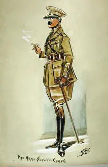 Colonel Collection: Caricature of a Lieutenant Colonel of the Army Service Corps