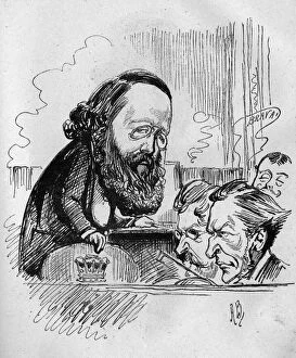 Conservative Collection: Caricature of Lord Salisbury, Conservative party leader