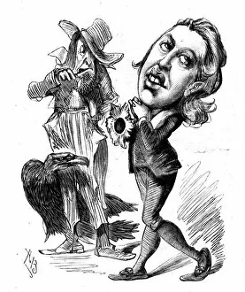 Images Dated 4th February 2016: Caricature of Oscar Wilde, Irish poet and playwright